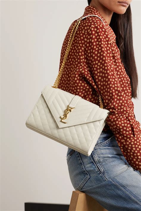 ysl envelope white|ysl envelope clutch.